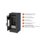 PACK Poêle à granulés étanche fonte BR12 + Kit ventouse Dinak – Image 4