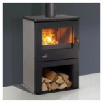 Godin Poêle à bois Chinon 362113 - Gris argent