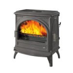 Poêle à bois fonte 11kw noir - 366201PEINTANTH - GODIN