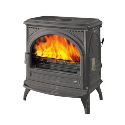Poêle à bois fonte 11kw noir - 366201PEINTANTH - GODIN