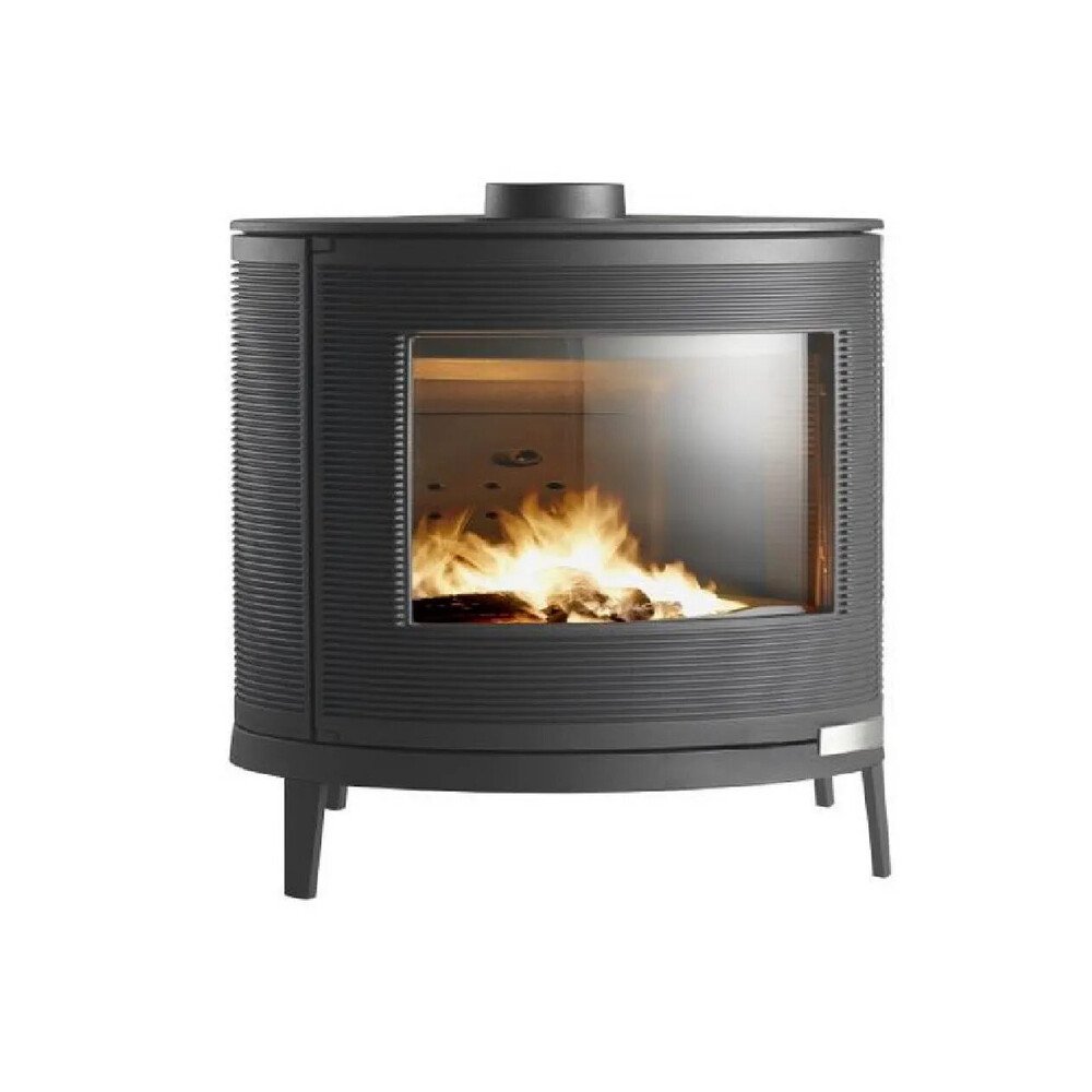 Poêle à bois fonte 9kw anthracite - P647844 - Kaori - INVICTA Poêle à bois fonte 9kw anthracite - P647844 - Kaori - INVICTA – Image 1