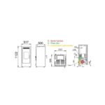 PACK Poêle à granulés étanche fonte BR12 + Kit ventouse Dinak – Image 6