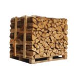 Box 1,25 stères de 50cm bois de chauffage - palette de bois coupé fendu de 1,05m3