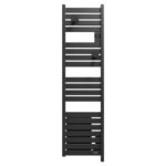Sèche-serviettes électrique à inertie fluide Kelud 1500W SAUTER anthracite