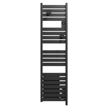 Sèche-serviettes électrique à inertie fluide Kelud 1500W SAUTER anthracite