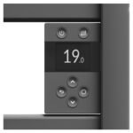 Sèche-serviettes électrique à inertie fluide Kelud 1500W SAUTER anthracite – Image 3