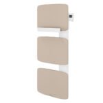 Radiateur sèche-serviettes connecté Amarilis mât à droite 650W beige/blanc - ATLANTIC - 862577 – Image 2