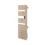 Sèche-serviettes connecté Nefertiti avec soufflerie mât à droite 1500W beige - ATLANTIC - 850061 – Image 2