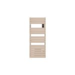 Radiateur sèche-serviettes connecté Adelis avec soufflerie 1750W Beige - ATLANTIC - 861647