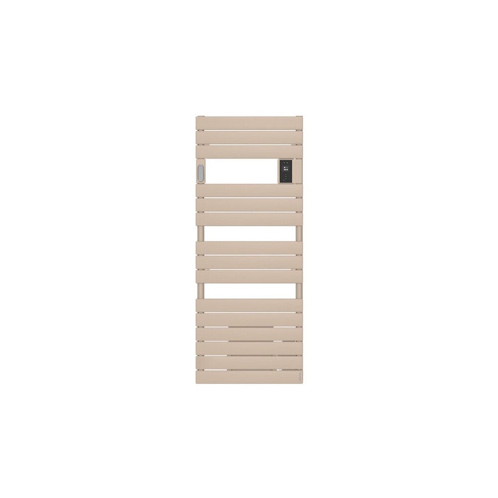 media-1123 Radiateur sèche-serviettes connecté Adelis avec soufflerie 1500W Beige - ATLANTIC - 861547 – Image 1