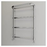 Sèche-serviettes électrique - Avec thermostat connecté - NEBULA - 74 x 53 cm - Chrome - 800W – Image 2