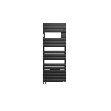 Sèche-serviettes mixte connecté Adélis Mixte digital avec soufflerie 1750W noir - ATLANTIC - 862681