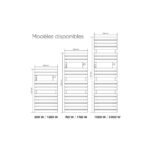 Radiateur sèche-serviettes connecté Adelis avec soufflerie 2000W Noir - ATLANTIC - 861752 – Image 3