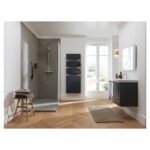 Sèche-serviettes connecté Allure Virtuose avec soufflerie 1750W Blanc mat/Chêne Mat à droite - THERMOR - 483132 – Image 2