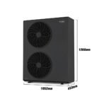 Pompe à chaleur air-eau monobloc ALSAVO 16kW triphasé Inverboost réversible chauffage refroidissement eau chaude WiFi classe A+++. – Image 2