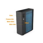 Pompe à chaleur air-eau monobloc ALSAVO 16kW triphasé Inverboost réversible chauffage refroidissement eau chaude WiFi classe A+++. – Image 3