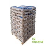 Palette de granulés WOODSTOCK x 2 (132 sacs), livraison incluse