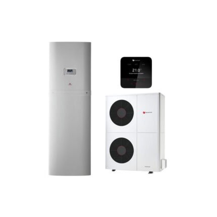 Ensemble PAC Air / Eau Genia Air 12 kW Mono chauffage et ECS 190L + MiPro Sense - SAUNIER DUVAL - SAUAIR12ECSM