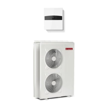 Pompe à chaleur Connecté Air / Eau monobloc Nimbus Plus M avec appoint électrique Ariston 12 kW Monophasé
