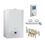 Chaudière Gaz Condensation MPX MI Slim De Dietrich 29 kW Complète (DOSSERET + DOUILLES + VENTOUSE) avec thermostat filaire
