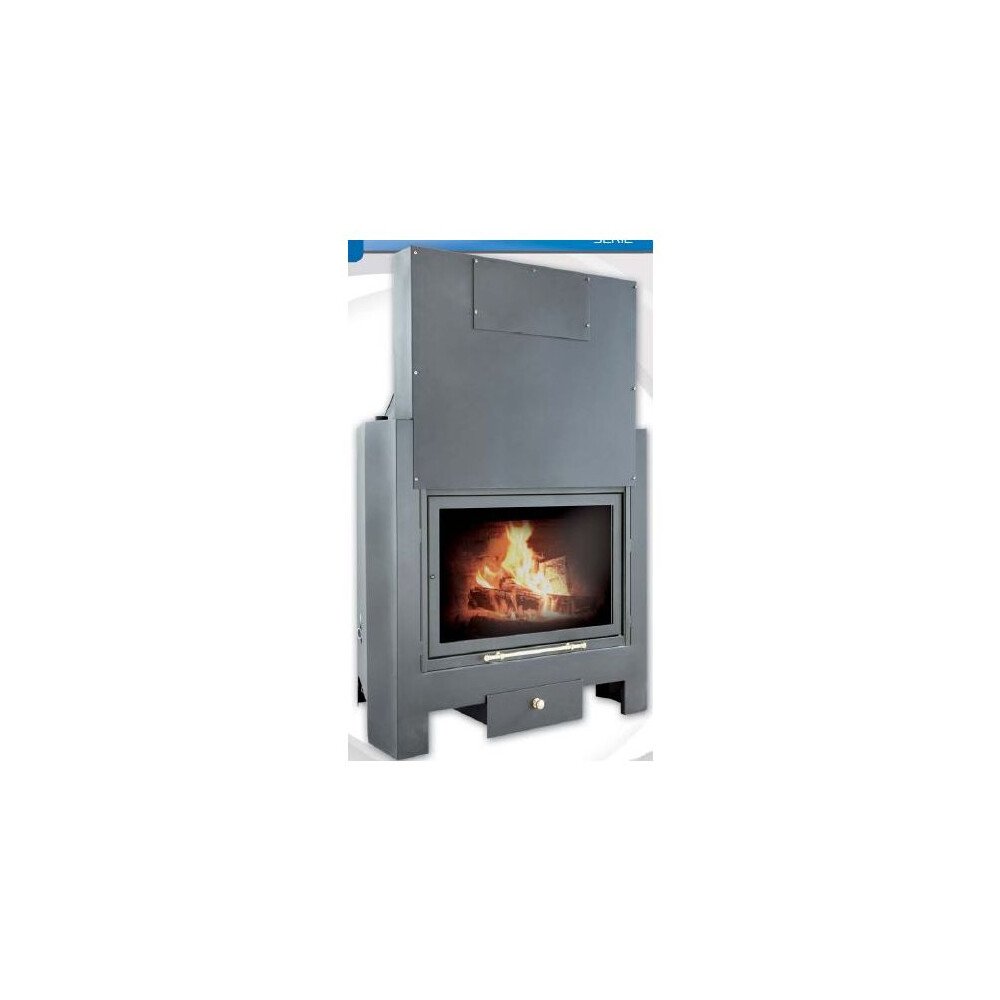 media-868 Cheminée à bois série Valle mod. 144 avec hotte ventilée – Image 1