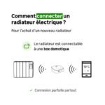 Radiateur électrique connecté double système 2000W Radiasoft 2 NOIROT blanc – Image 5