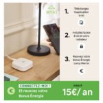 Radiateur électrique connecté à inertie sèche 2000W Lavaroc NOIROT blanc – Image 8
