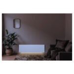 Radiateur électrique connecté à inertie sèche 1000W Odyssée BESTHERM plinthe – Image 2