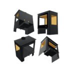 Poêle à bois 3 vitres raccordable – BRONPI Loreto 10 kW – Image 7
