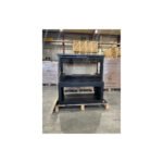 Poêle à bois raccordable 3 vitres avec bûcher – FIREMATIC Calgary – L 13.5 kW – Image 4