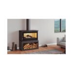 Poêle à bois raccordable avec bûcher – FIREMATIC Toronto – S 12.6 kW – Image 2