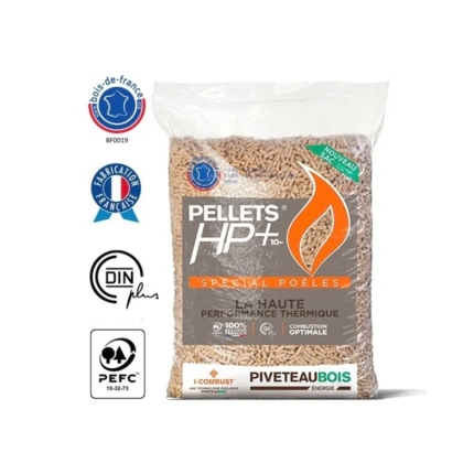 Granulés de bois Piveteau HP+ – 72 Sacs de 15kg